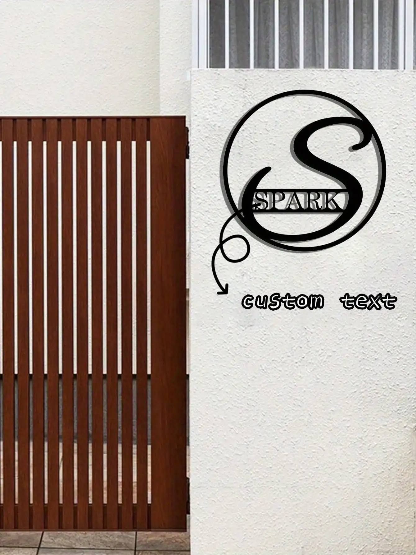 

Custom Metal Badge Unique Engraved Sign Personalized Wall Art Home Decor Gift