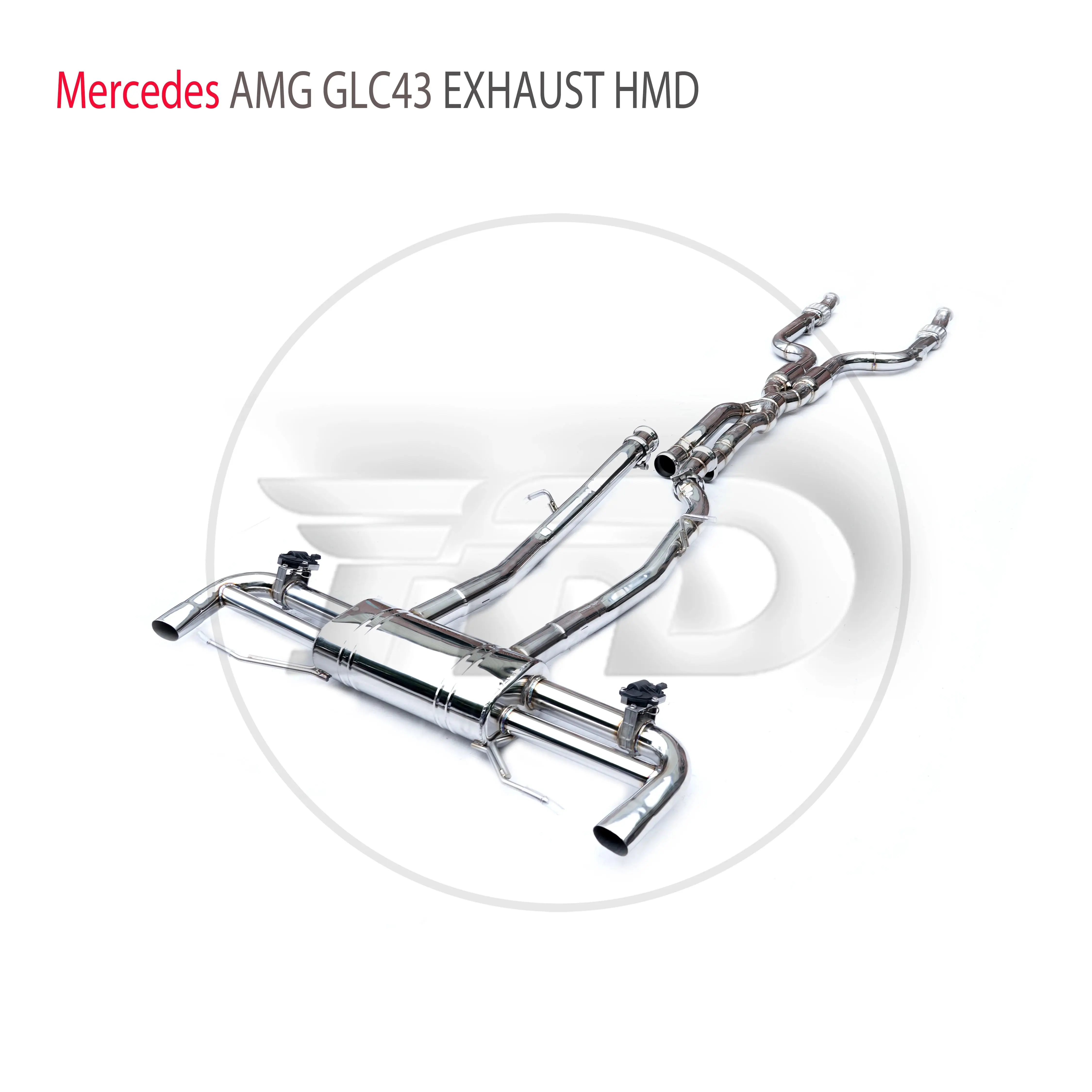 

HMD Stainless Steel Exhaust System Performance Catback for Mercedes Benz AMG GLC43 3.0T Valve Muffler