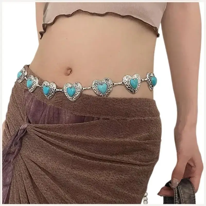 Cinto contas tecido cintura sexy com contas conchas flor para meninas senhoras