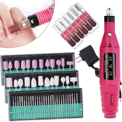 Electric Nail Drill Machine Portable Professional Manicure Tools Pedicure Drill Set Family Nail File Nail Drill Equipment