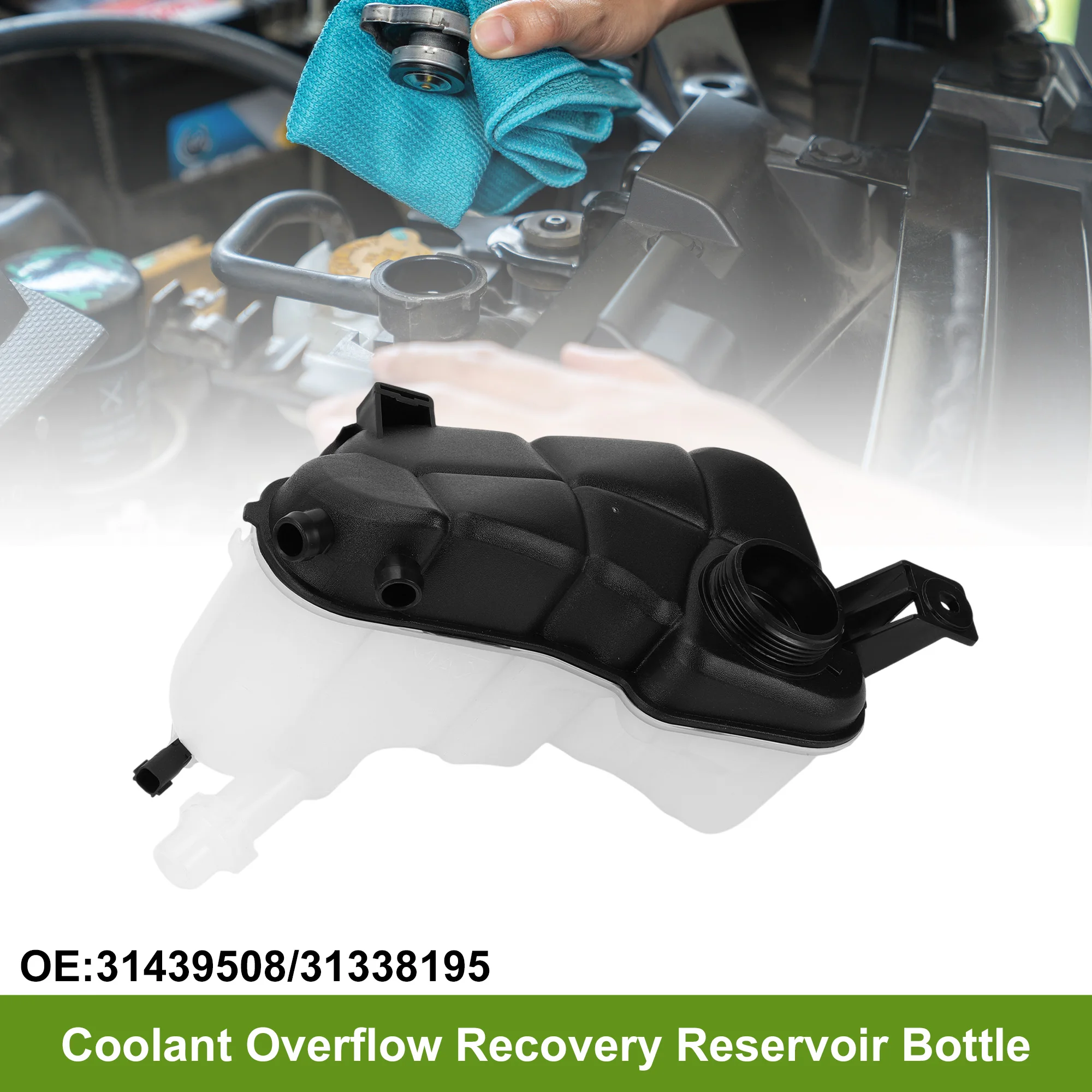 

UXCELL Номер перелива резервуара расширения охлаждающей жидкости. 31439508 / 31338195 для VOLVO S60 S80 V60 XC60