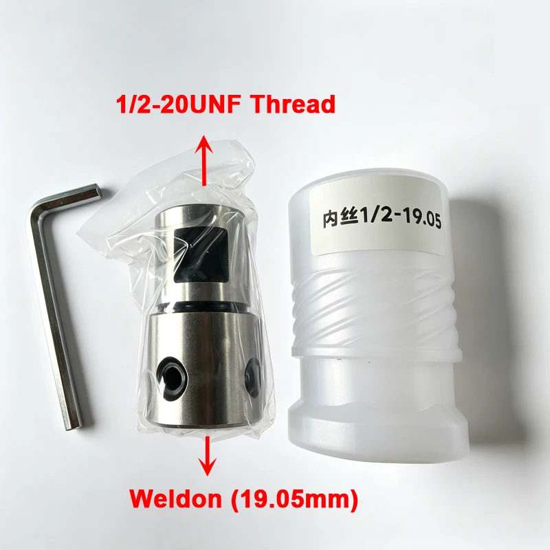 Wechseln Sie auf einen 3/4" Weldon-Adapter-Ringschneider | 1/2 "-20UNF Gewinde Elektrische Bohrmaschine Hammer Schlüssel Bohrer Wasser Borer Fräsmaschine – Detail 2