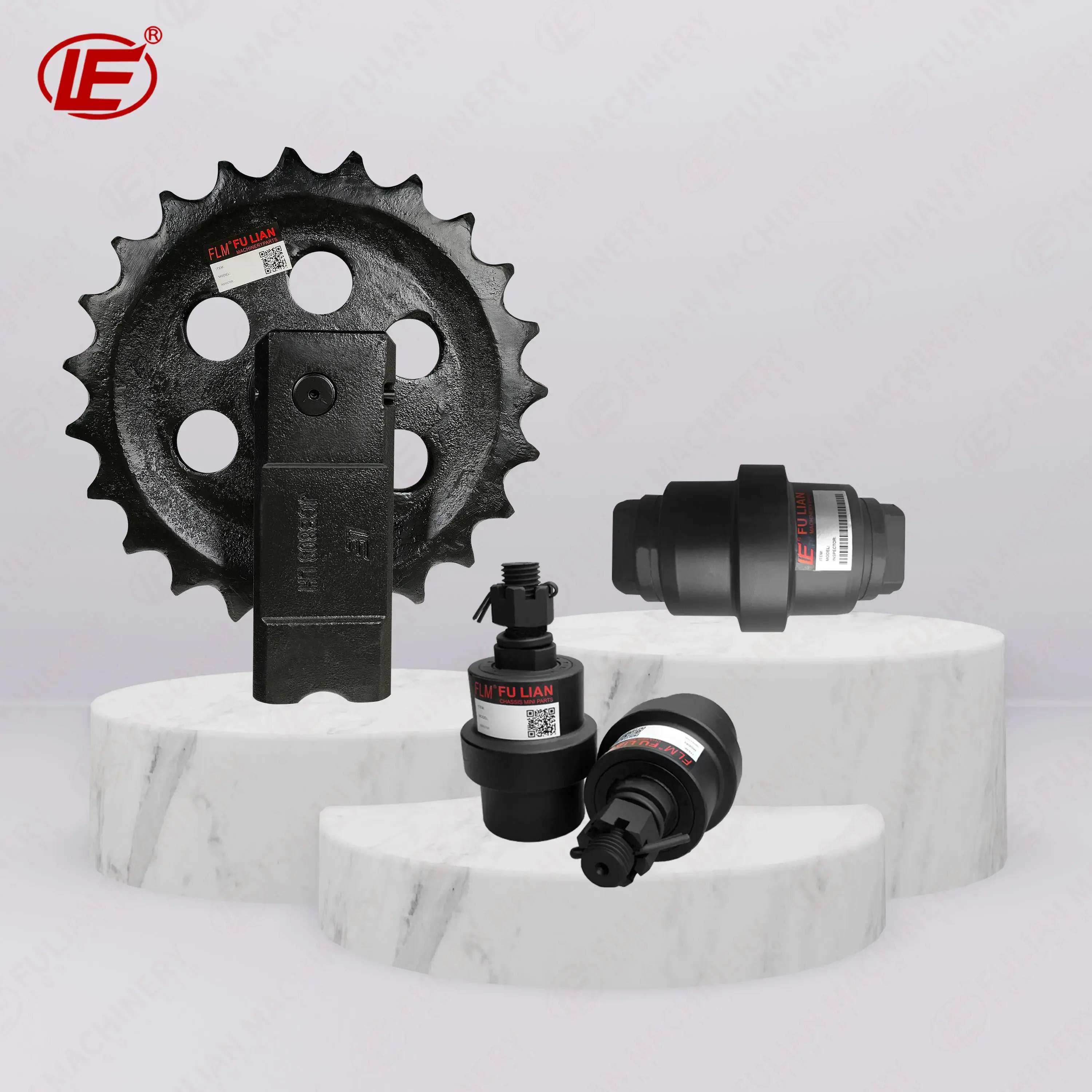 

Mini Excavator Undercarriage Parts Top Carrier Roller Track Bottom Roller Idler Sprocket JCB 8025 ZTS