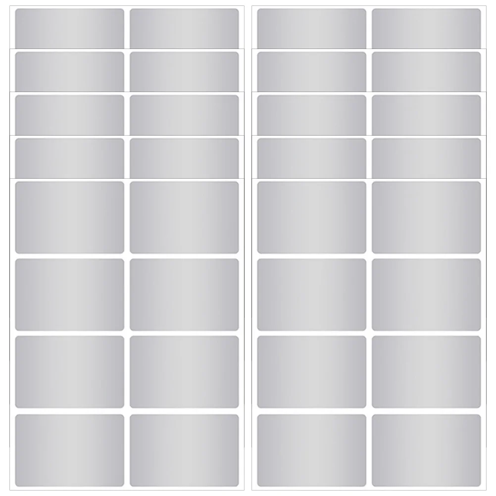 12 Sheets Waterproof Label Paper For Bottle Food Storage Freezer Write On Labels Kitchen Organization Multi-Function Stickers