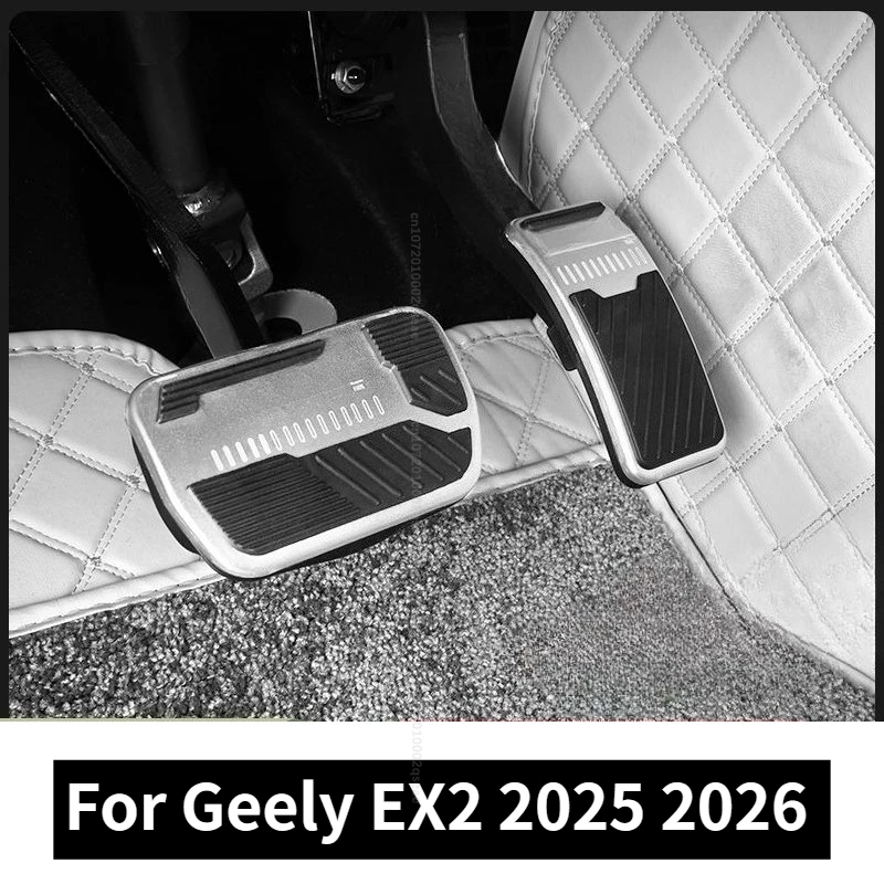 Für Geely EX2 Proton eMas 5 Xingyuan E22H 2025 2026 Auto-Fußpedalauflagen Brems- und Gaspedal Rutschfeste Innenausstattung – Detail 1