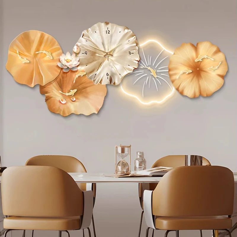 Wall Watch Quartz Luminous Restaurant Xenomorph Living Room Wall Watch Fashion Design Orologio Da Parete Living Room Decoration