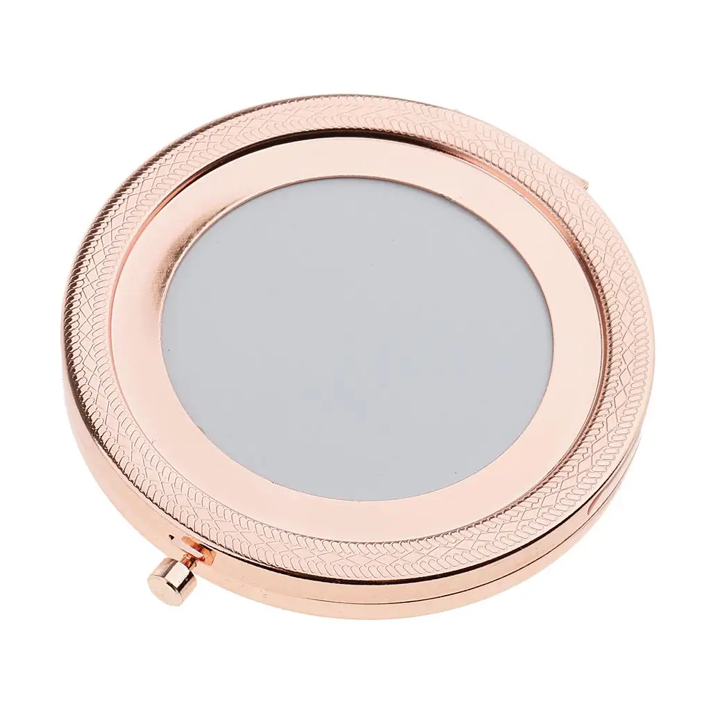 1 Pieces Travel Premium Folding Pocket Compact Makeup Mirror Two-Sided