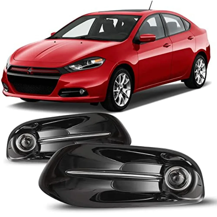 

WJ30058809 Прозрачные линзы в заводском стиле OE OEM, сменный комплект противотуманных фар с проводкой и переключателем для Dodge Dar 20132017