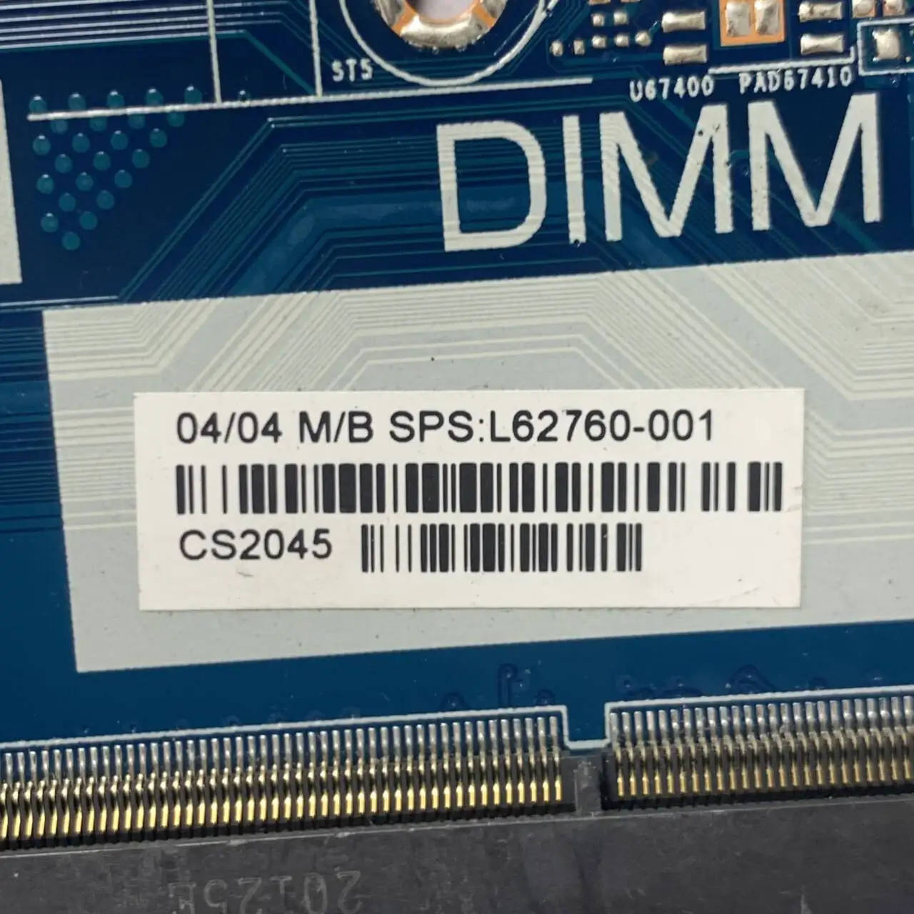 L62760-001 L62760-501 L62760-601 เมนบอร์ดสําหรับHP 840 G6 850 G6 พร้อมSRF9W I7-8665U CPU 100% ทดสอบดี 6050A 3022501 -MB-A01(A1)