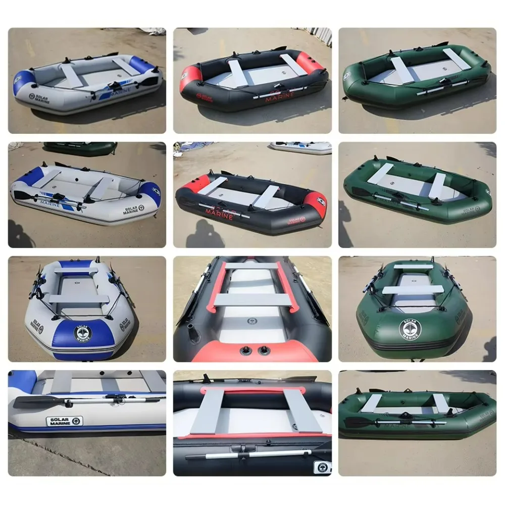 Anti-flood Rescue Boat 4 Person 300cm Fishing Inflatable Boat PVC Rowing Ship Hovercraft Kayak Dinghy Ifting Raft Sailboat