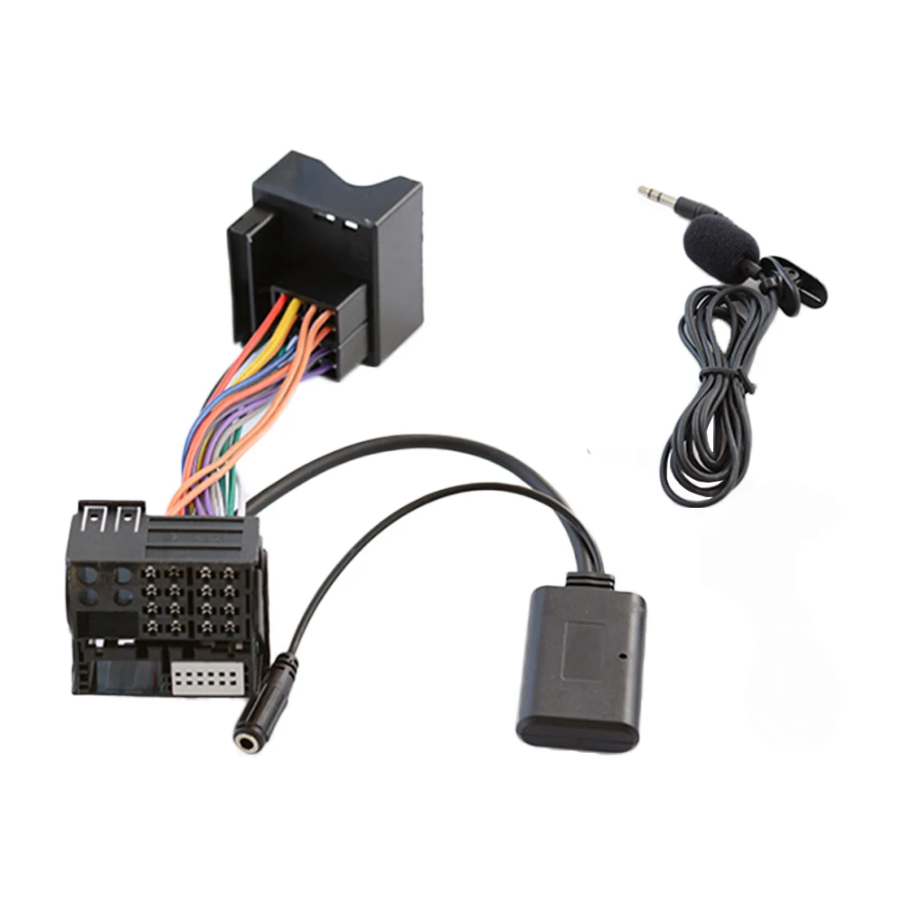 CLK-W209 محول توصيل كبير بكابل aux ذو 12 سنًا مع ميكروفون مناسب لـ Comand APS (فقط NTG2) CL (2004-2006) مع الصوت 20 #5