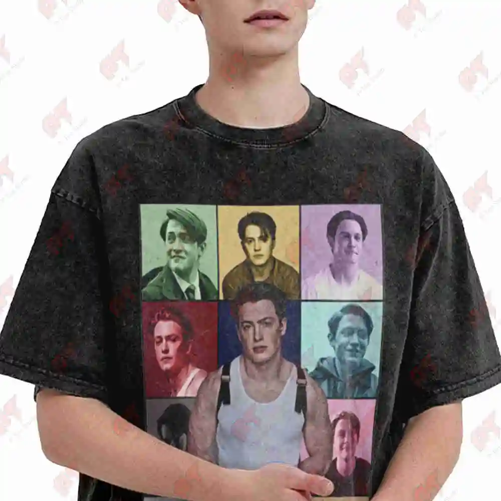 Kit Connor Heartstopper Vintage Comic Vintage Washed Tee Pure Cotton T-Shirt