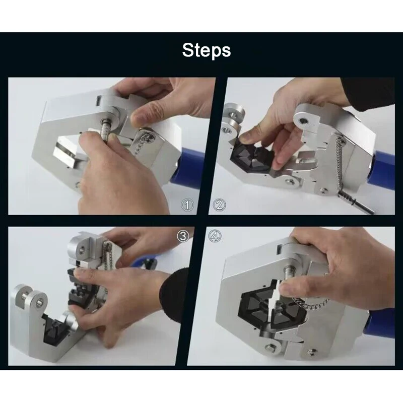 Hose Crimping Tool Hydraulic Hose Crimper Manual A/C Hose Crimper Kit Air Conditioning