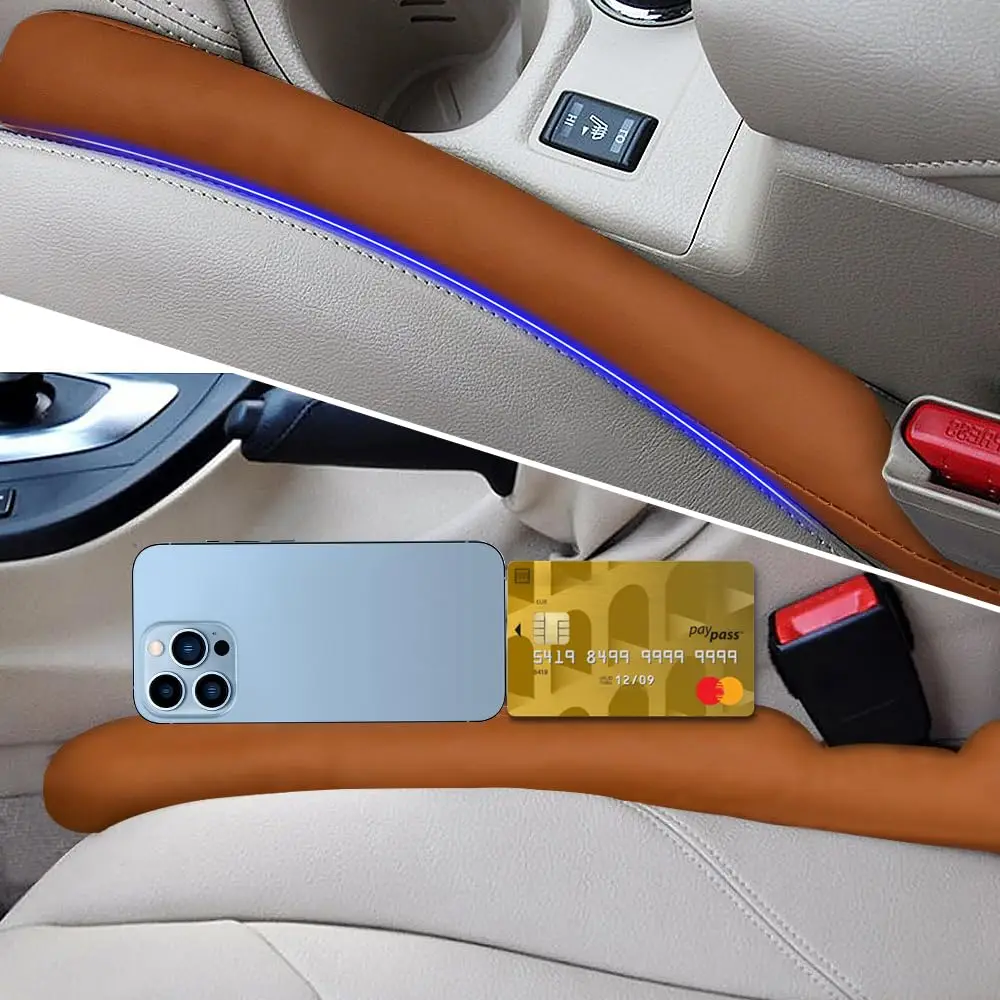 1pcs Car Seat Gap Filler Padding Leather Soft Side Seam Plug Leak-proof Filling Strip Car Accessories Interior Car Seat Cover