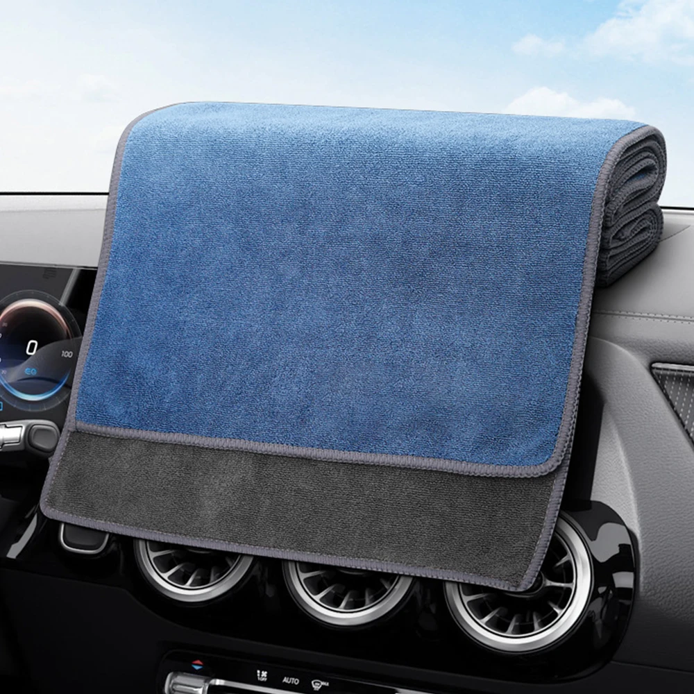 Microfiber Cleaning Towel Thicken Double-sided Drying Cloth For Car Care Household Window Bathroom Cleaning Rags 30/40/60/75cm