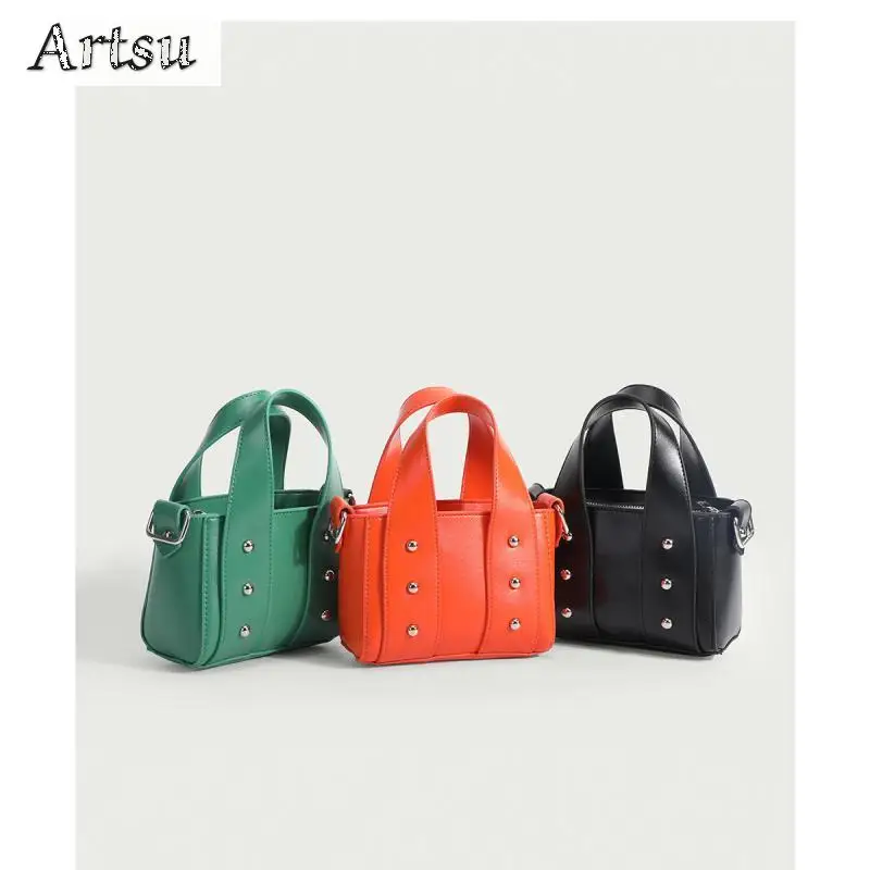 New Fashion Bucket Bag Shoulder Bags Pu Leather Academy Style Version Leisure Versatile High Capacity Commuter Crossbody Bags