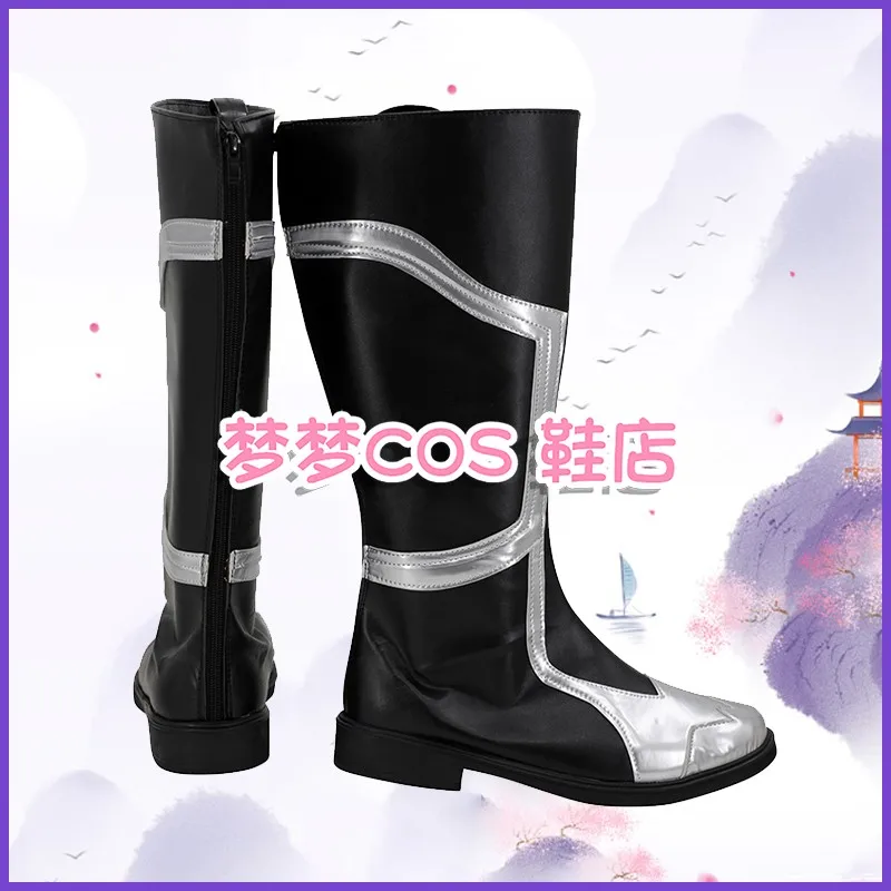 Megami Tensei 5 Protagonista Nahobino Buty do Cosplayu Ręcznie Robione Botki ze Sztucznej Skóry