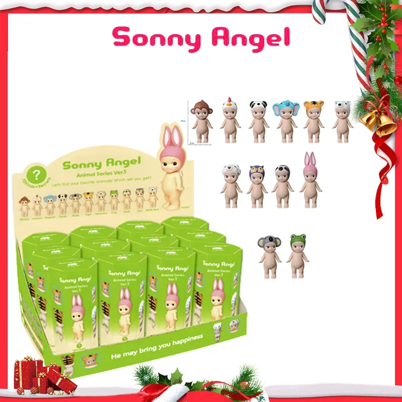 

Sonny Angel Hippers Mystery Box Blind Box Standing Down Angel Series Anime Figures Toys Cute Cartoon Surprise Christmas Gifts