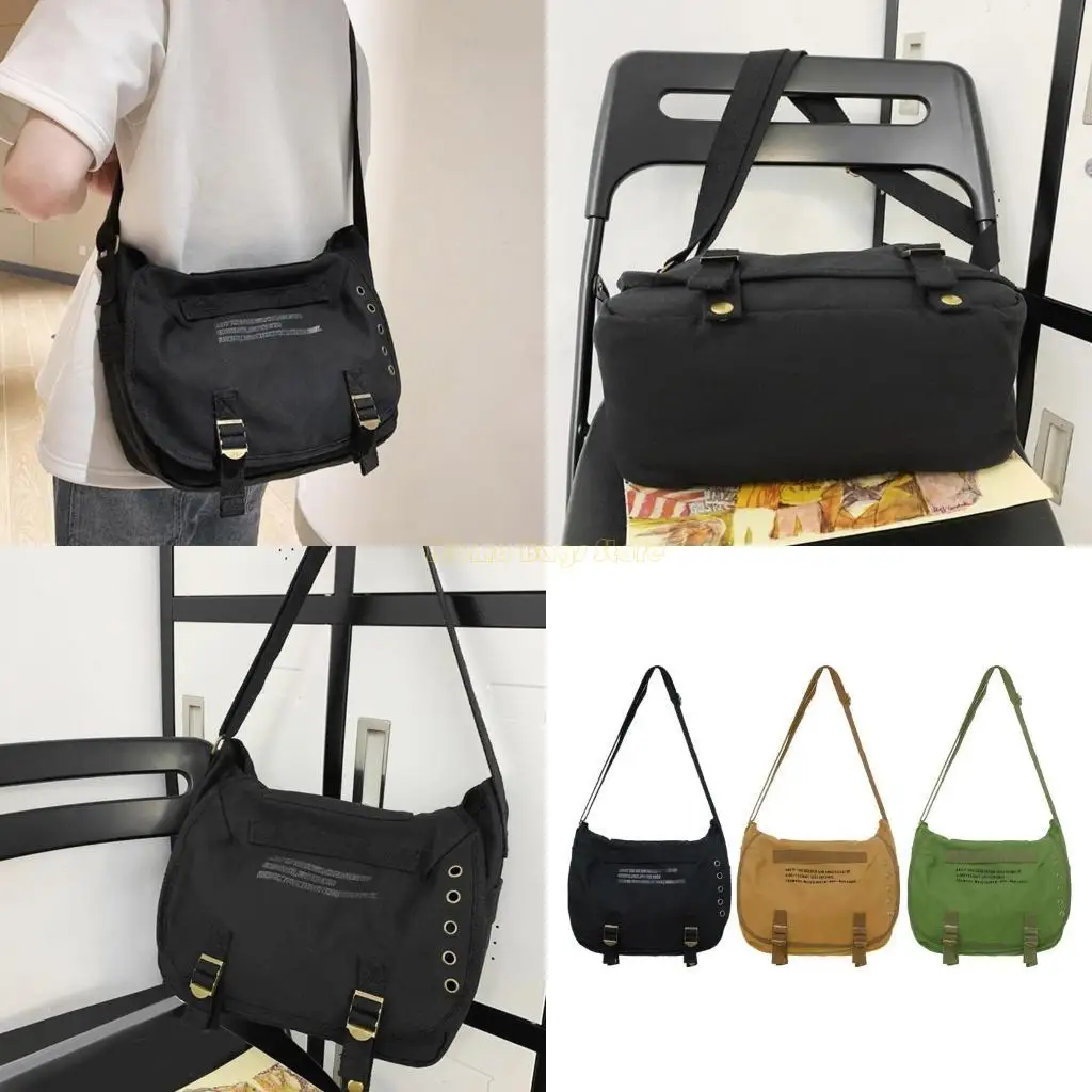 

X90D Women Large Capacity Crossbody Bag Solid Color Shoulder Bag Simple Bag