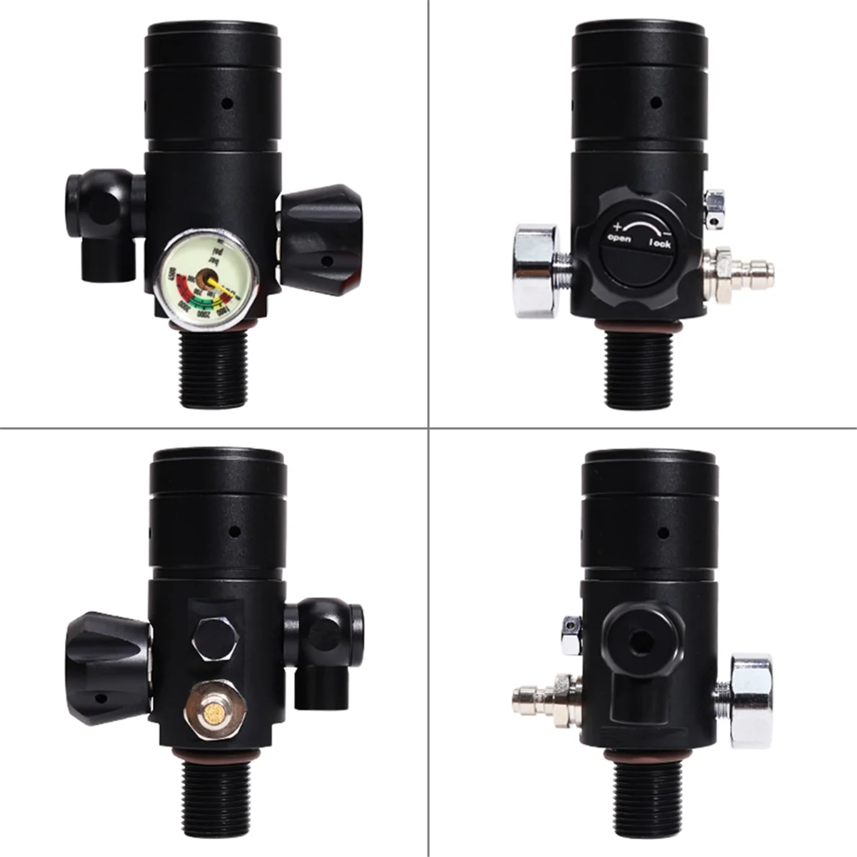 

GET! Scuba Diving Pressure Reducing Valve Air Filling Station Parts Diving Cylinder Valve Scuba Regulators