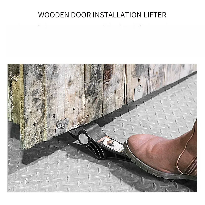0-38mm Foot Pedal Door Lifter Stable Wooden Door Mounting Lifter Tool Labor-Saving Door Panel Lifting Installation Tool Durable