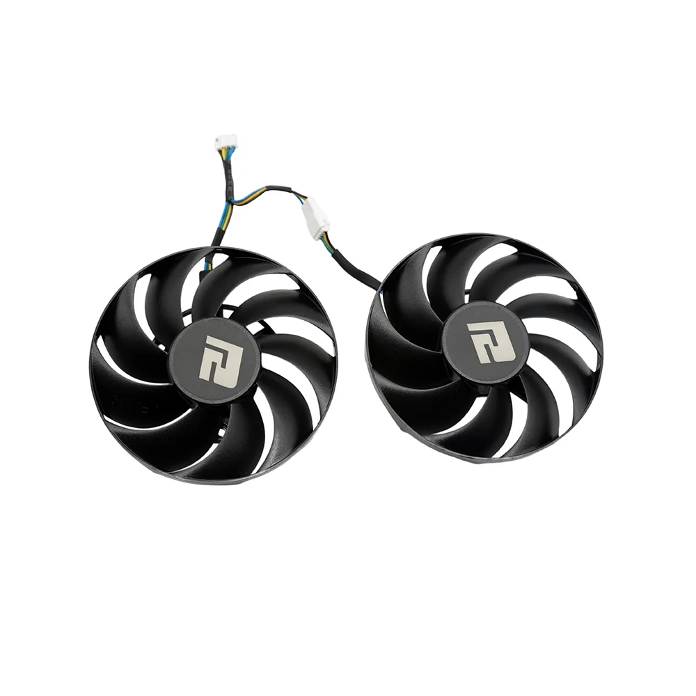 NEW Cooling Fan 90mm 4pin T129215BU RX 9060XT GPU FAN For POWERCOLOR RX 9050 9060 XT video card fans