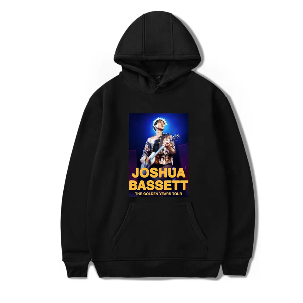 Joshua Bassett Golden Years Tour 2024 Hoodie Unisex Casual Printed Long Sleeve Pullovers Streetwear