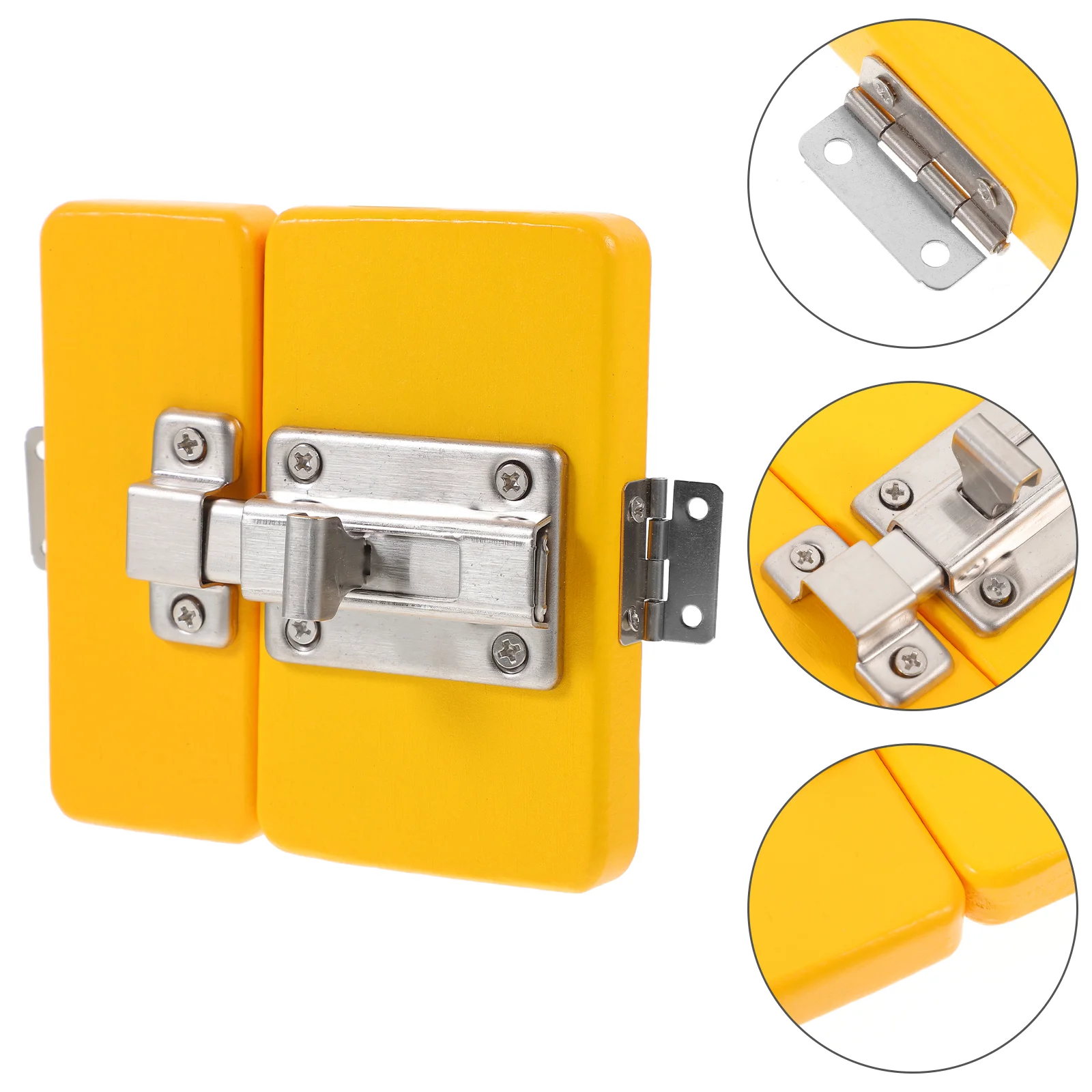 Busy Board Door Lock Toys for Babies Parts Component Wood Kids Early Educational Locks