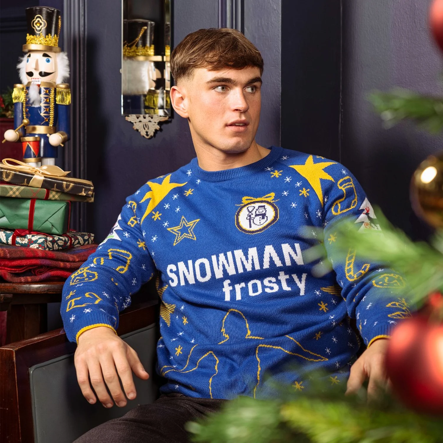 

New Arrived CFS Snowman Football Christmas Jersey Outdoor 24/25 3D Printed Sports Long Sleeve T-shirt Tops Mens Soccer Hot Sale