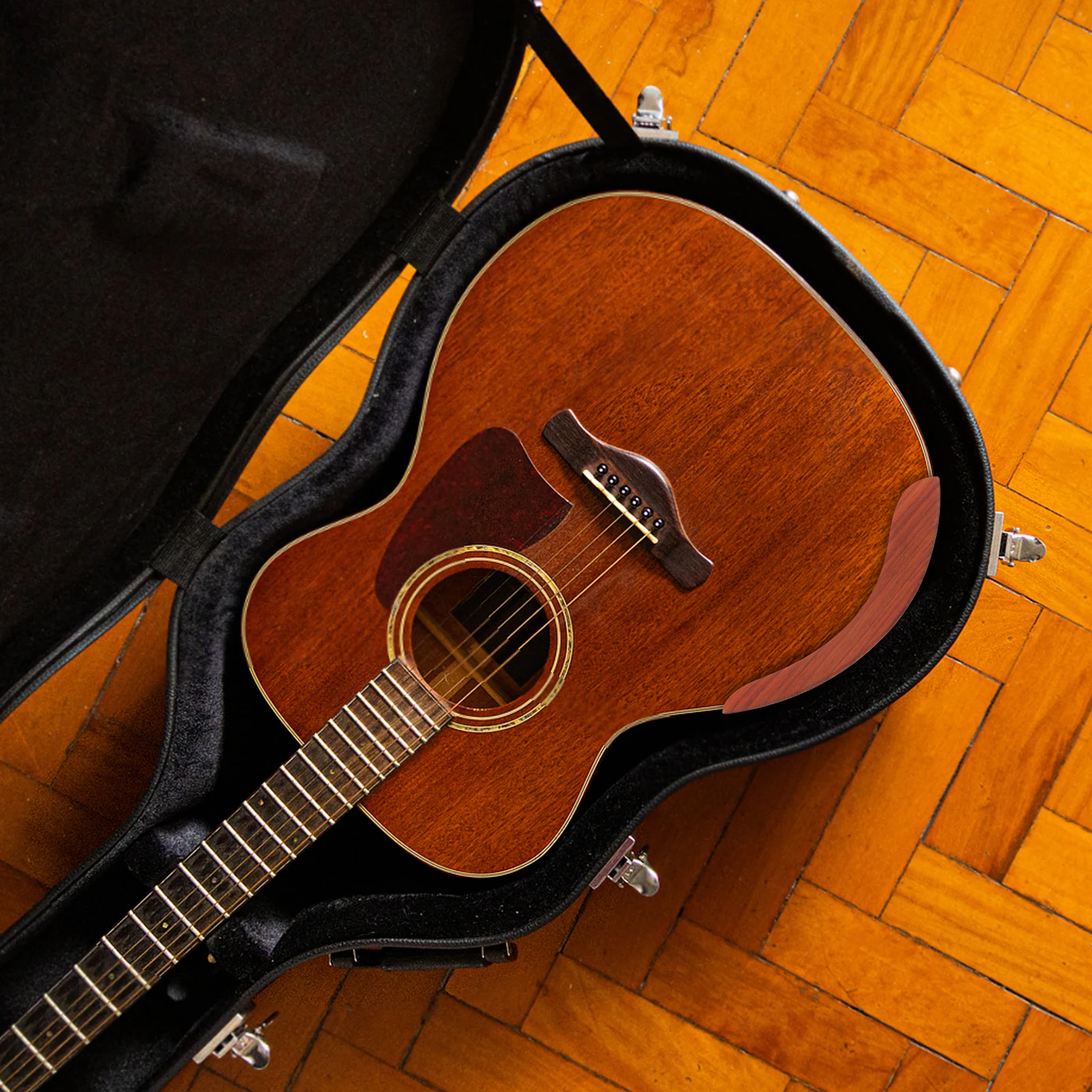 

Guitar Wooden Hand Acoustic Accessory Classical Accessories Rest Arm Brown Bass Parts Armrest