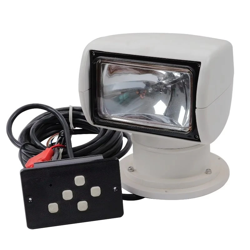 High Quality Yacht Spotlight Remote Control Wireless Ship Marine Searchlight Waterproof 12V/24V Boat Accessories