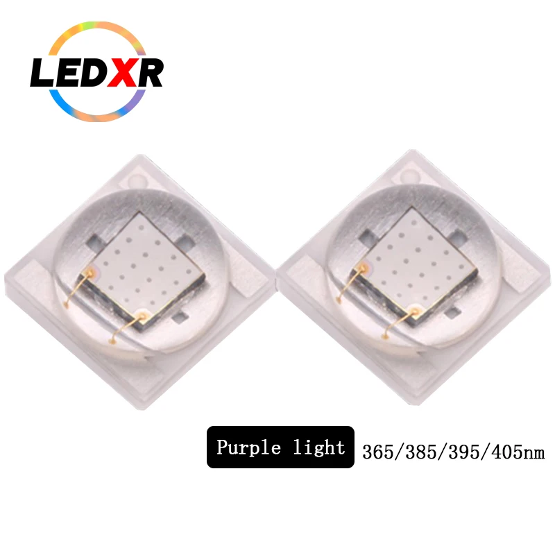 Dioda LED UV ultrafioletowa o dużej mocy 3535, ceramiczne koraliki lampowe 1-3-5W 365nm/385nm/395nm/405nm, chip LG gypsophila, fioletowa dioda LED 365nm