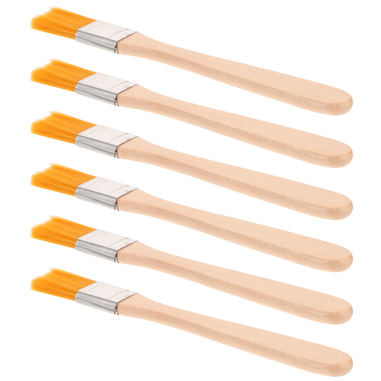 

6 Pcs Multipurpose Paint Brush Painting Child for Kids Oil Nylon Small with Wood Handle