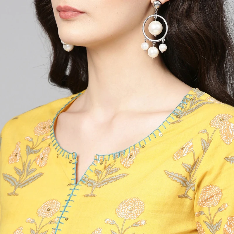 Женская желтая хлопковая блузка ручной работы с принтом, повседневная одежда для йоги с разрезом, длинный традиционный китайский топ, летняя мода