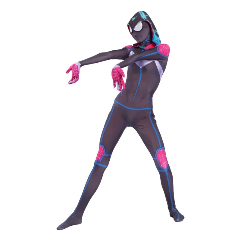 2025 nouvelles femmes et filles Spider Gwen Stacy cosplay Zentai costume pour venin Gwen Halloween cosplay femme araignée costume pour enfants AA