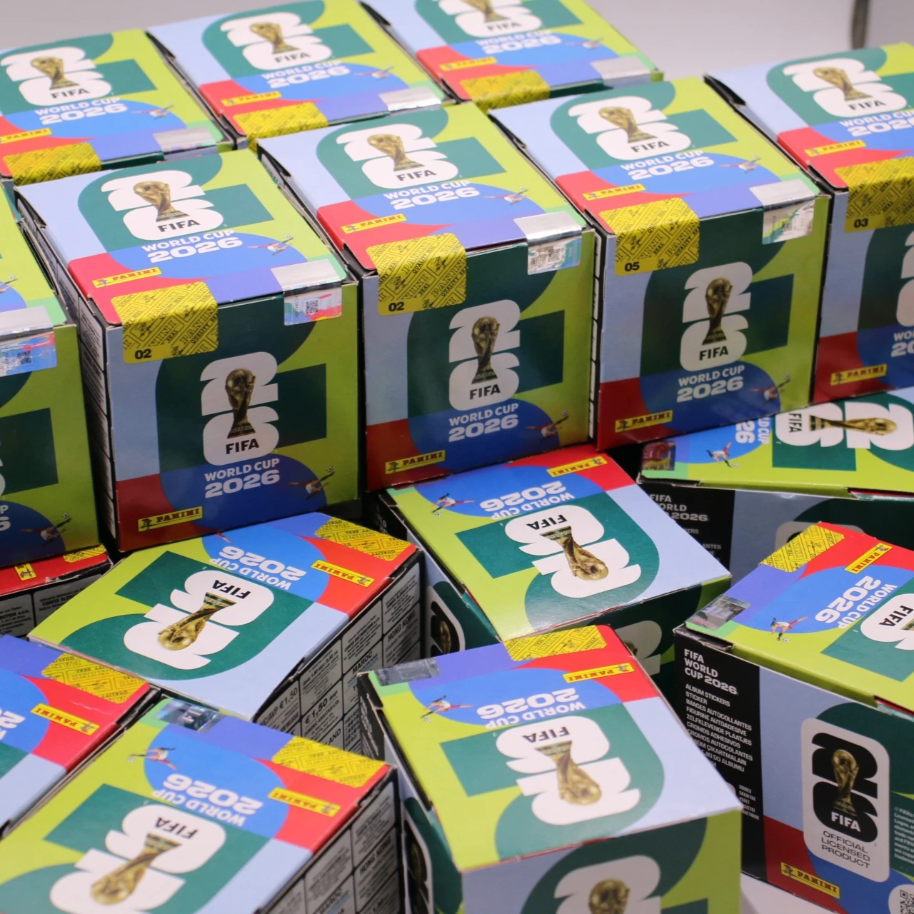 

Genuine Panini FIFA World Cup 2026 Official Licensed Sticker Collection Full Box 50 Packs Total for Album Completion Fans Gift