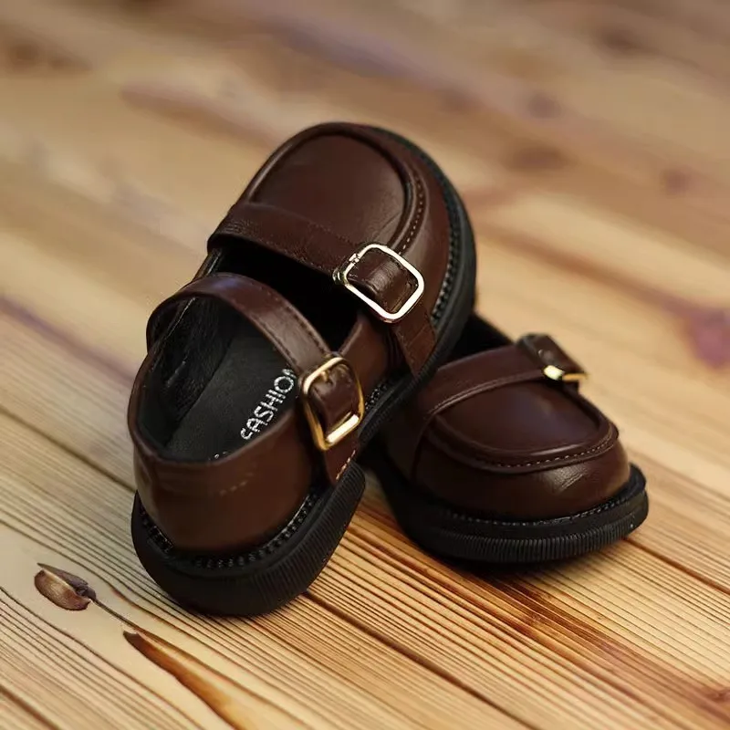 

Новинка весны 2024, лоферы для девочек, классические детские прогулочные туфли в британском стиле, обувь в стиле принцессы для дома и улицы, многофункциональная