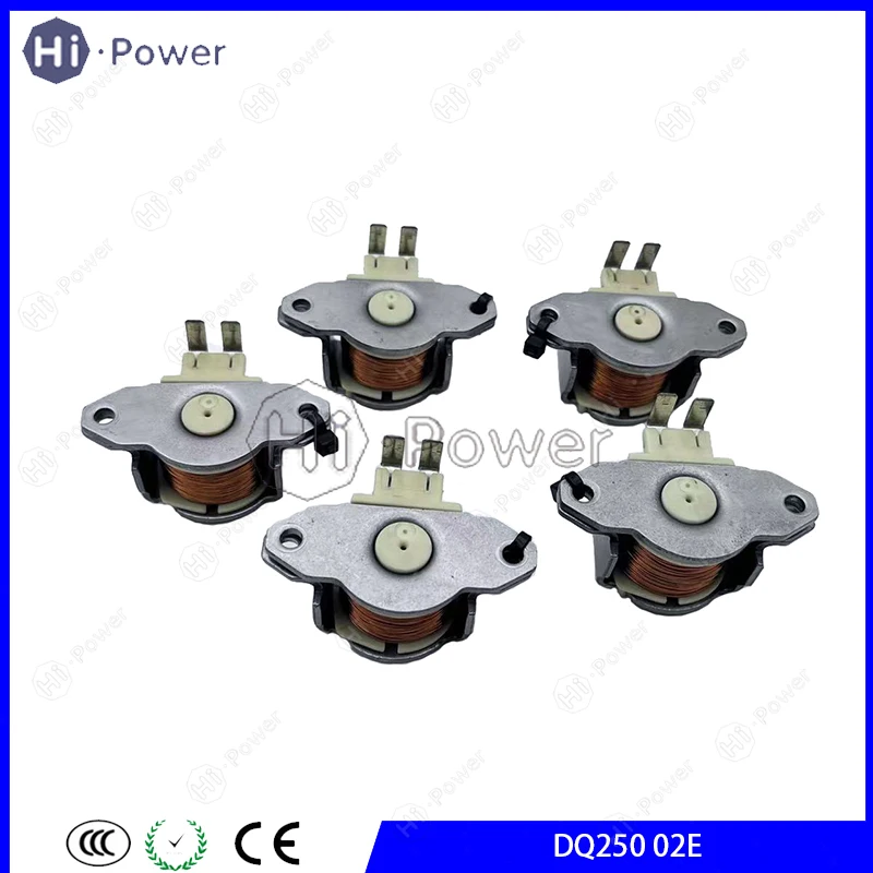 DQ250 0B5 DL501 N435 K1 N439 K2 02E New Transmission Valve Body Solenoids for AUDI A4 A5 A6 A7 Cooling Solenoid 50228 50229