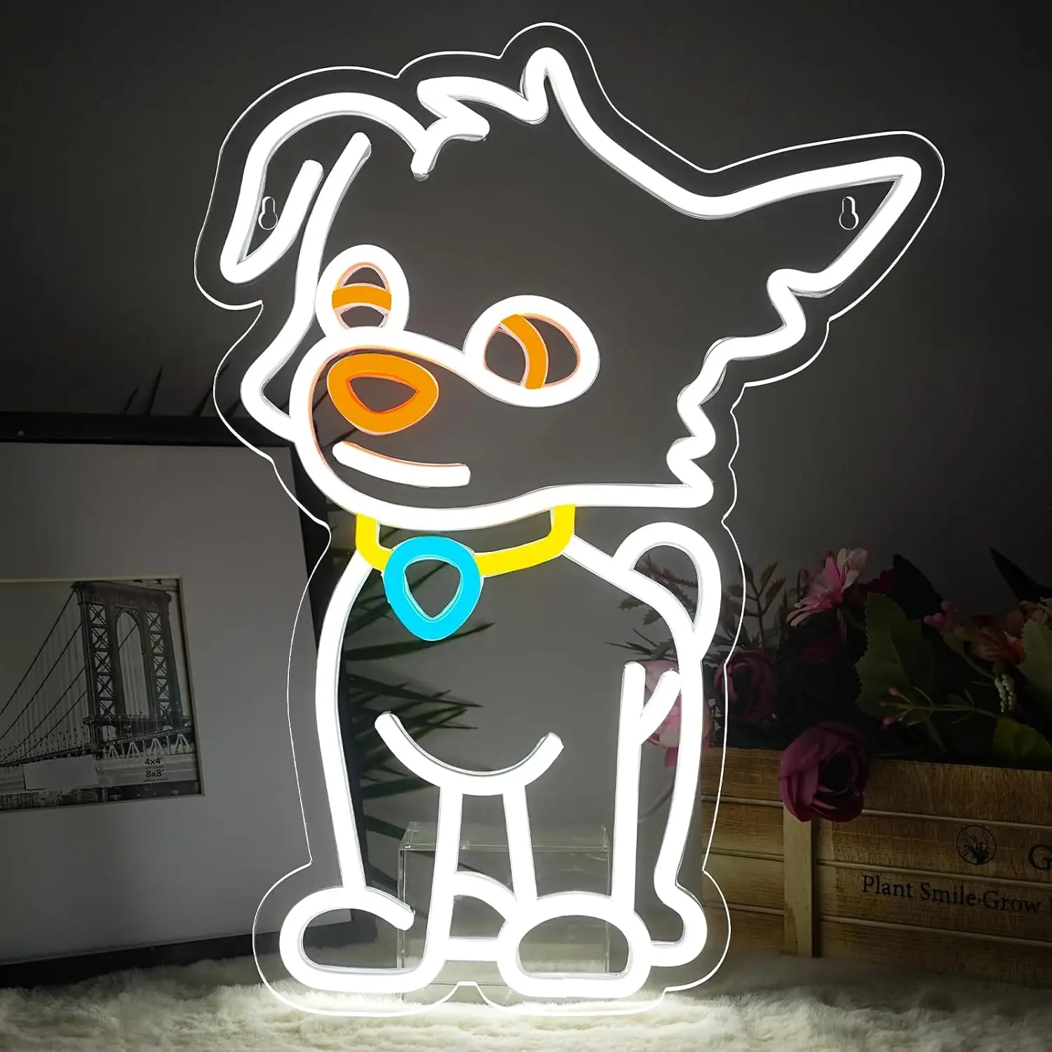 

Dog Neon Sign USB Powered LED Dimmable LED Neon Light for Bedroom Club Livingroom Man Cave Party Shop Decor Personzalized Gift
