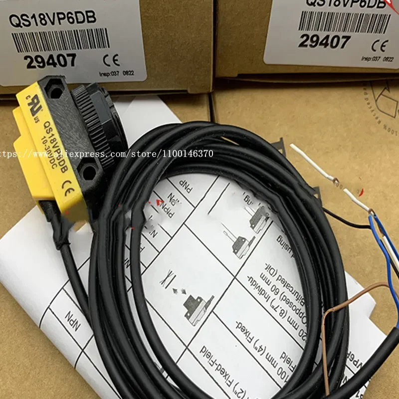

2Pcs New High Quality QS18VP6DB QS18VN6DB photoelectric switch sensor