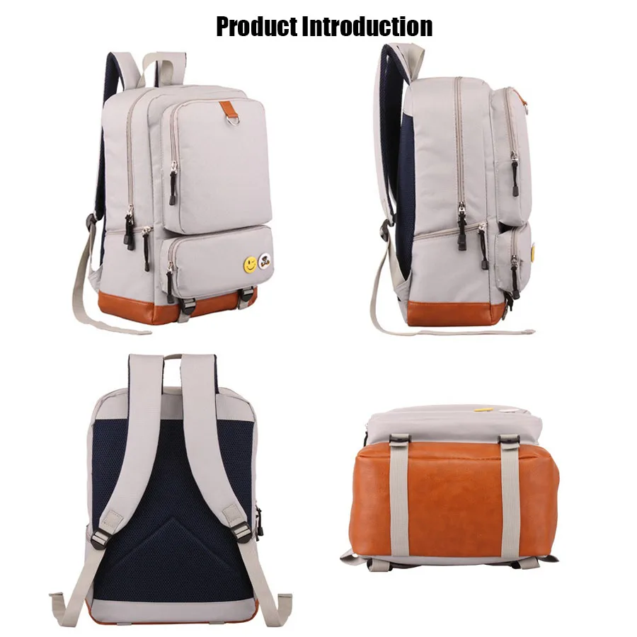 Unisex Large Capacity Backpacks 15 Inch Laptop Backpack For Women Men Multipurpose College Student Backpack Mochila