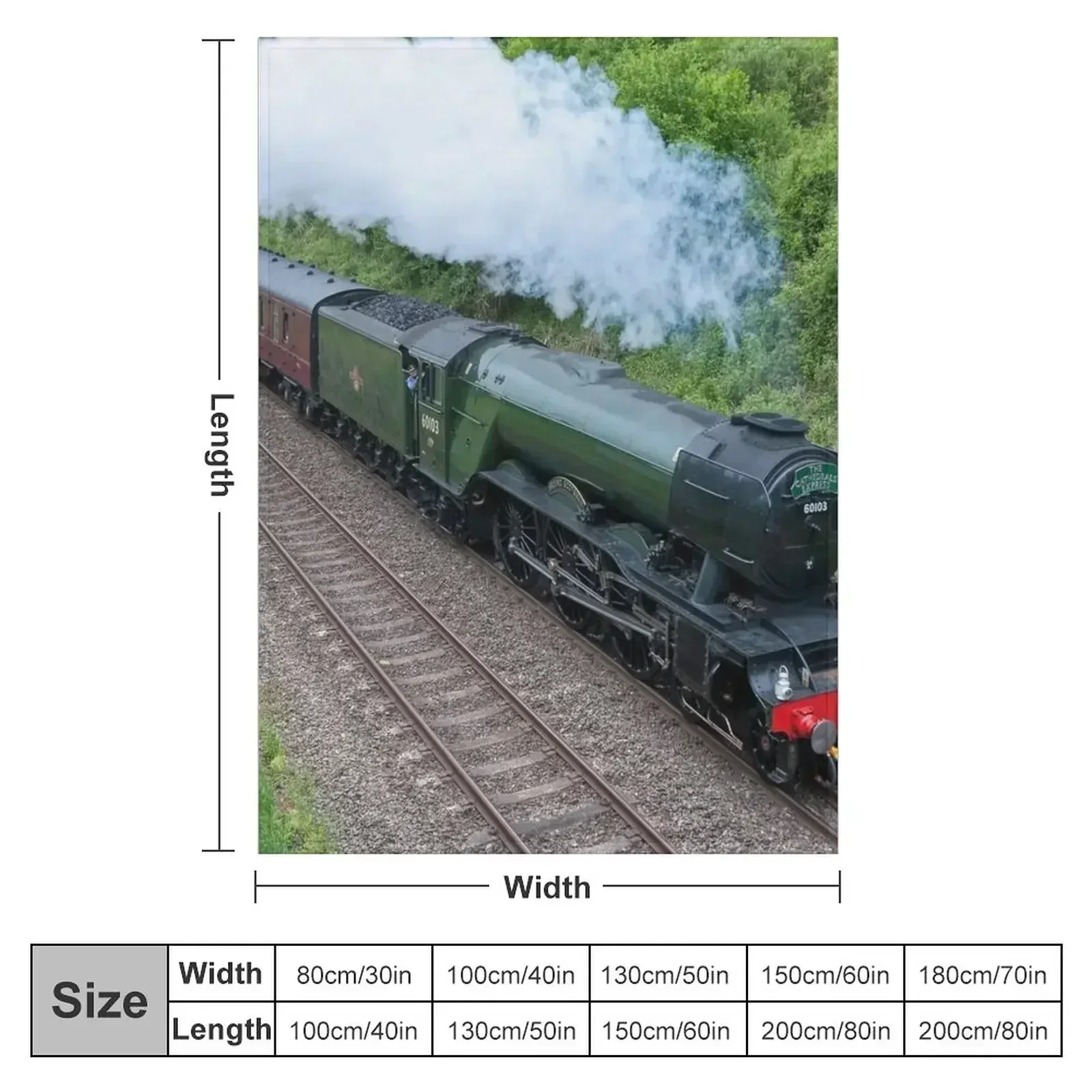 The Flying Scotsman Throw Blanket bed plaid halloween Thermals For Travel Luxury Furry Luxury Thicken Blankets