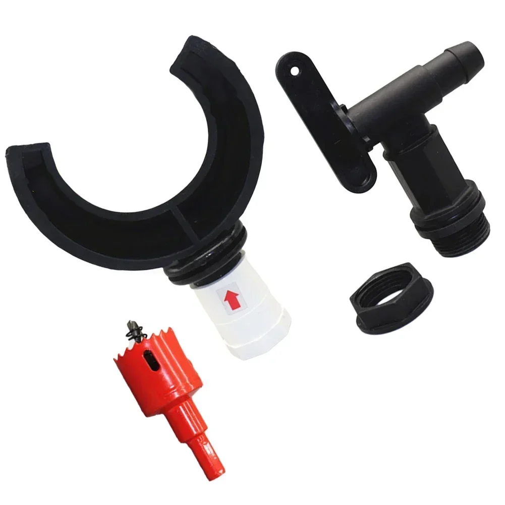 11cm Rain Collector Downpipe With Water Faucet And Hole Opener Exceptional Tool For Efficient Rainwater Harvesting