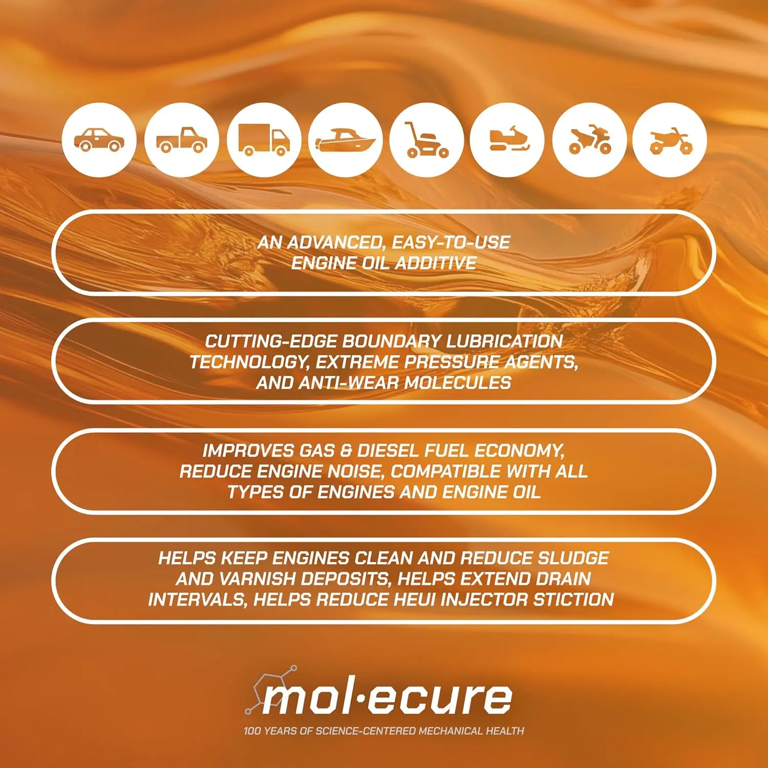 مادة مضافة زيت تعديل الاحتكاك FM16 - تقلل الاحتكاك والحرارة والتآكل - تعزز اقتصاد الوقود وتزييت البدء - 16 أونصة #5