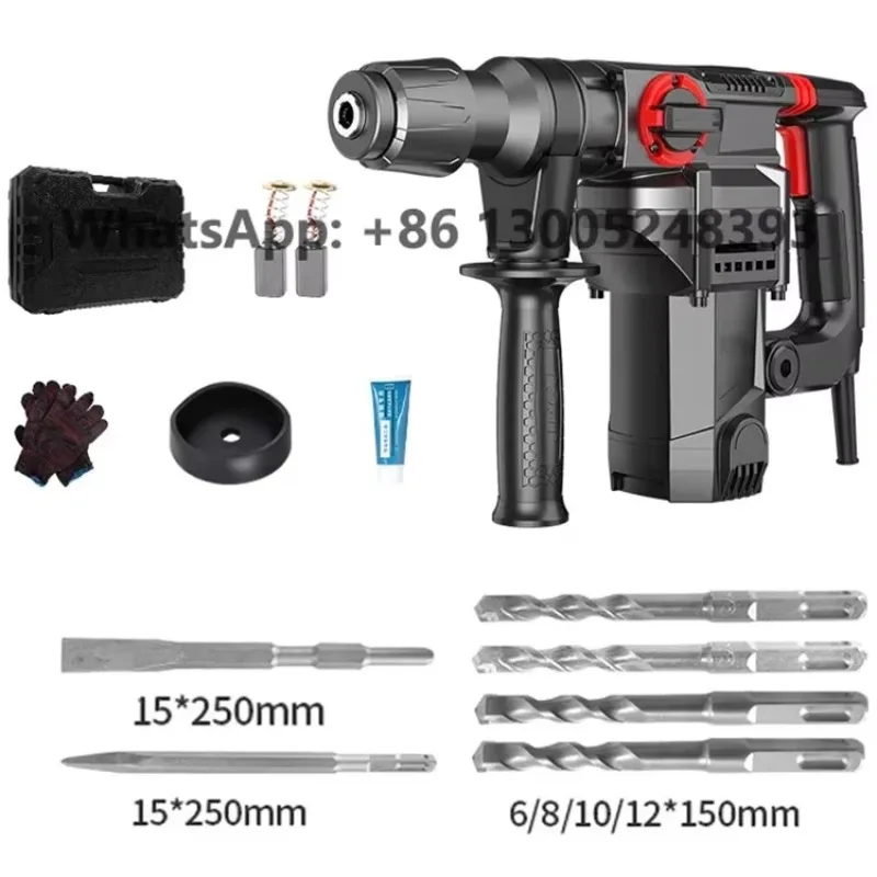

Nick 220V/110V 1200W Industrial High-Power Rotary Concrete Breaker Impact Drill Light Duty Electric Power Hammer Drills Set