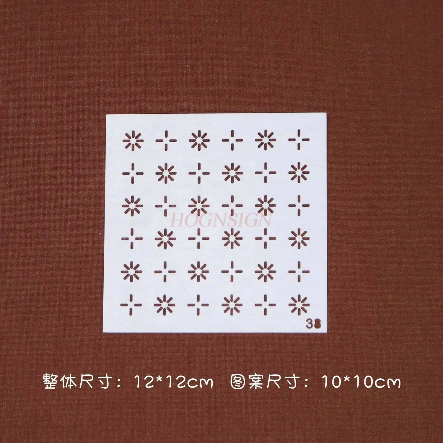 1pcs Stitch Embroidery Soft Template Creative Pattern Geometric Shape Manual Embroidery Template Reusable
