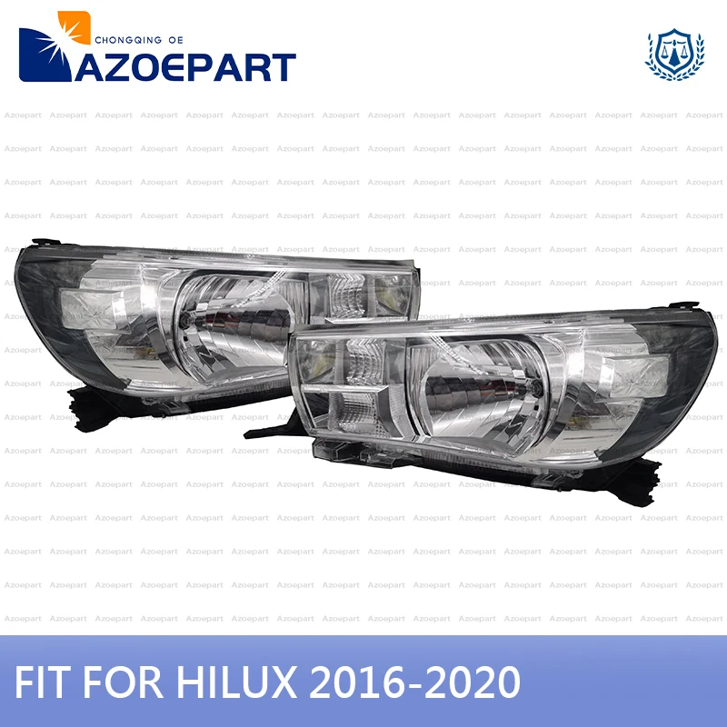 

Halogen Headlight Head Light Lamp for Toyota Hilux MK8 2015 2016 2017 2018