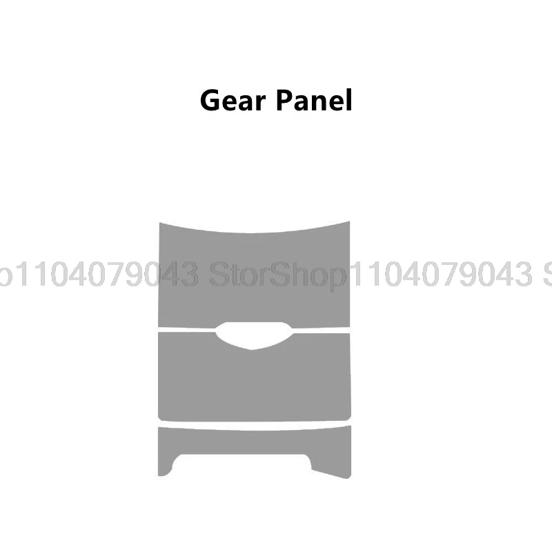 TPU Protective Film for Cadillac Escalade 2015-2020 Car Interior Center Console Transparent  Anti-scratch Film Accessories