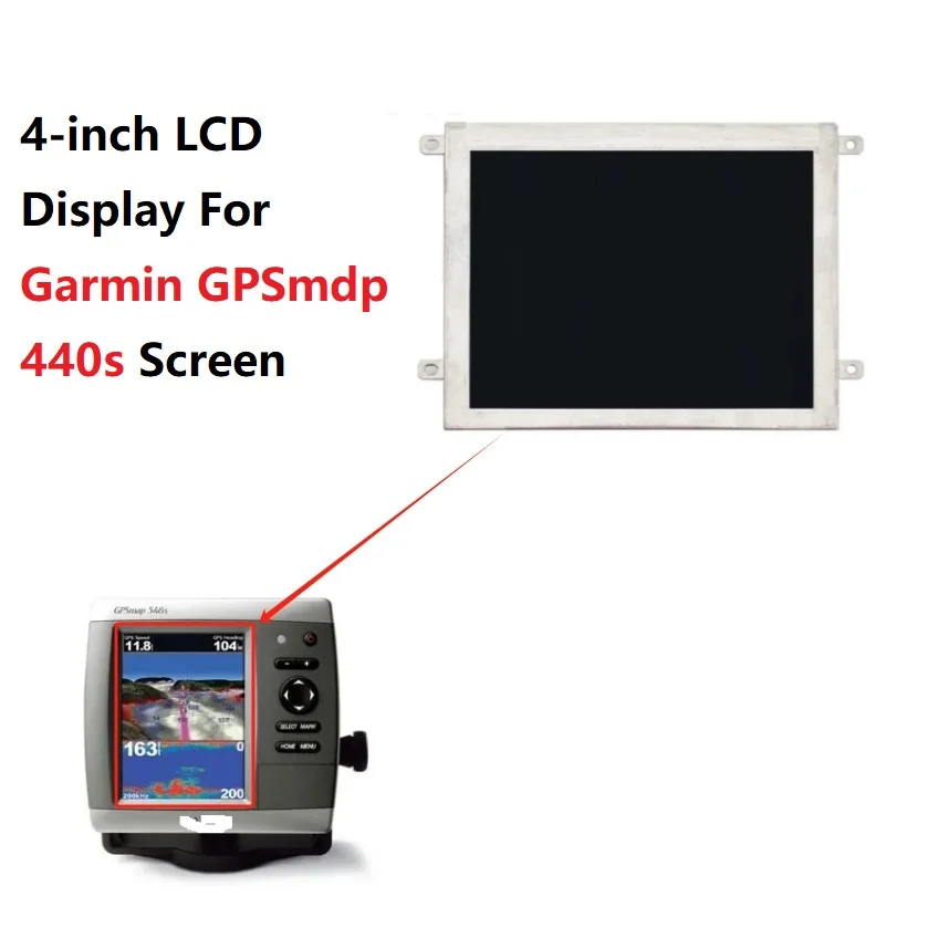 

4-inch LCD Display For Garmin GPSmdp 440s Screen Replacement