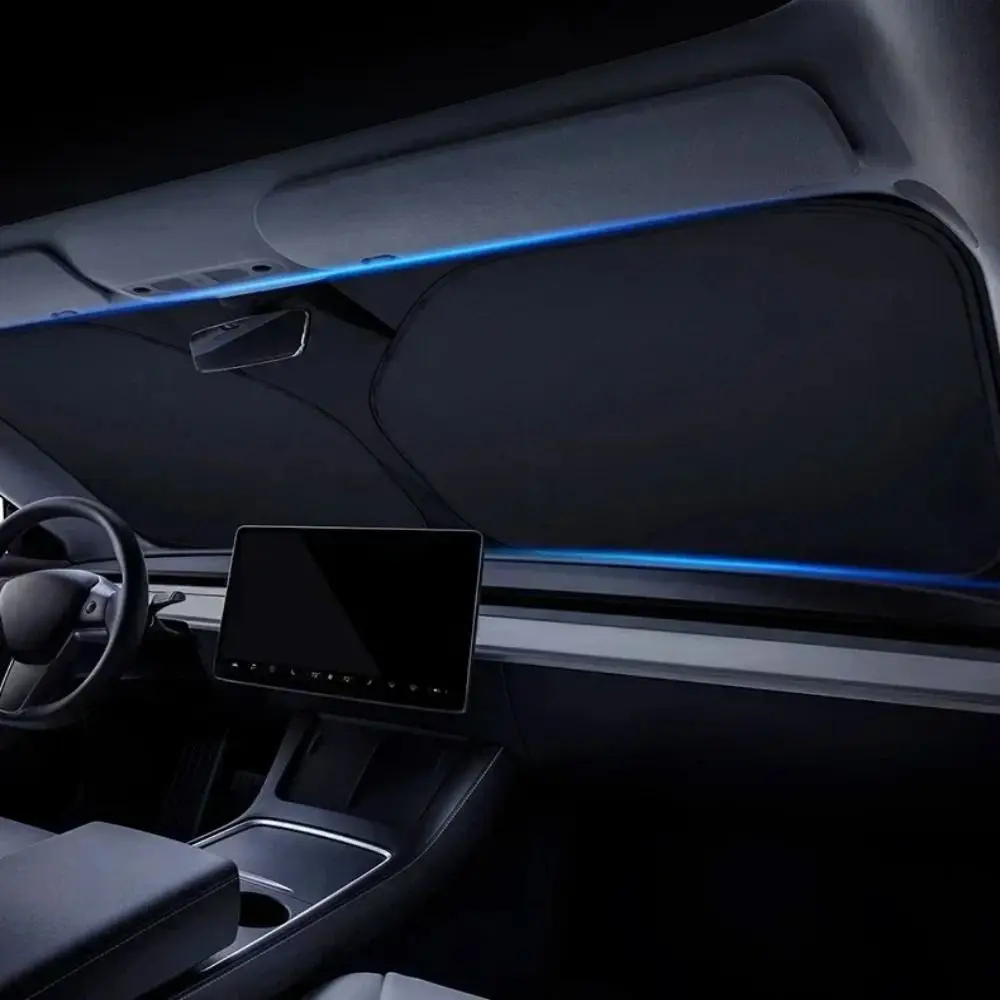 

Foldable Car Windshield Sun Shade Ultraviolet-proof Blocks UV Rays Car Sun Visor Car Front Sunshade Sedan Models